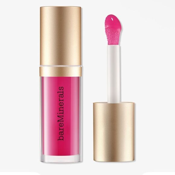 BareMinerals Nourishing Lip Oil Color Flaunt Plum - Picture 1 of 10